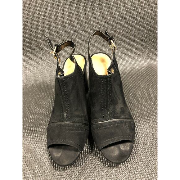 Tommy Hilfiger Black Block-Heel Dress Sandal Size 9 - Picture 2 of 9